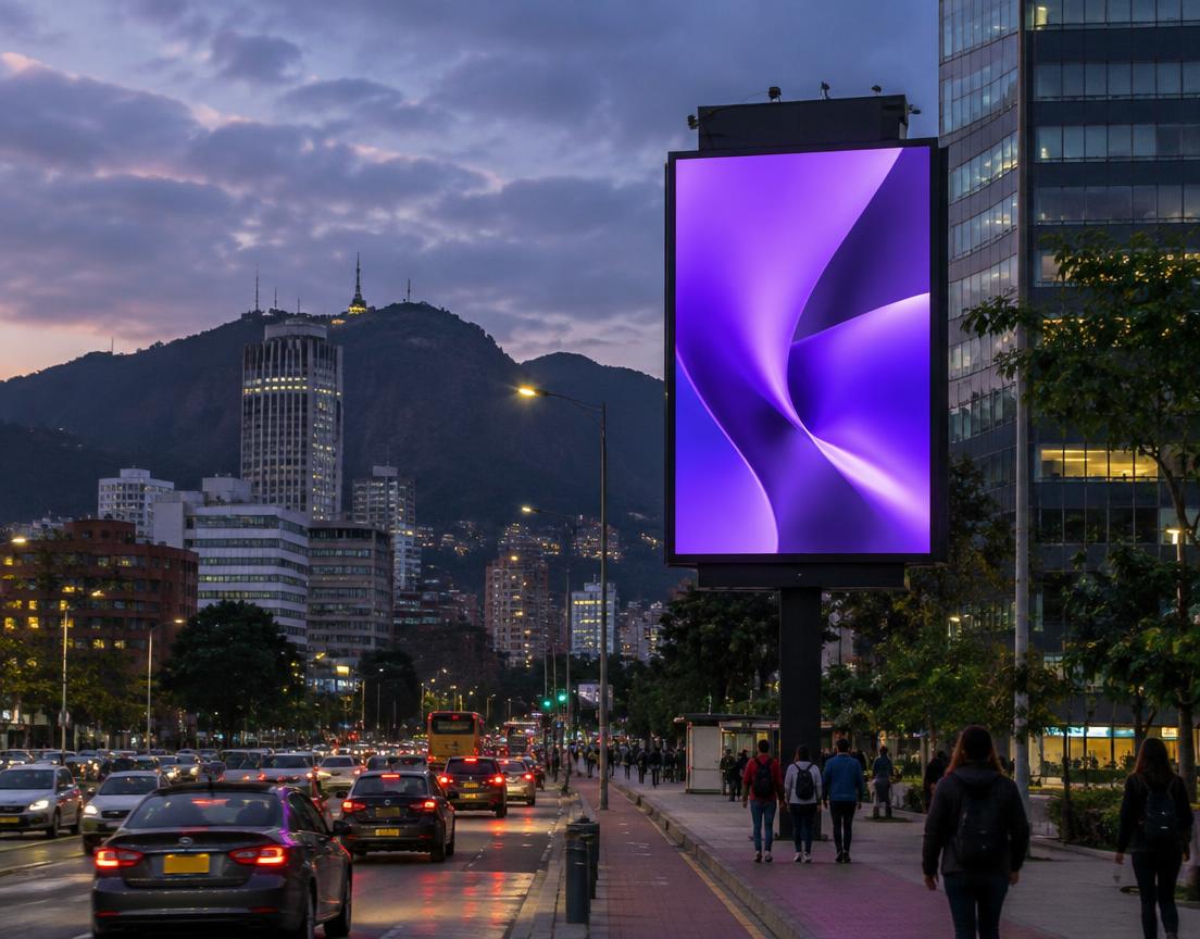 Pantalla digital en vías y avenidas